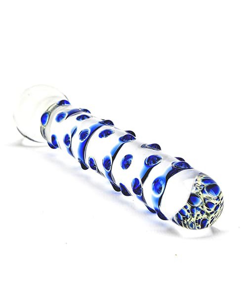 Spectrum Nubby Textured Glass Dildo
