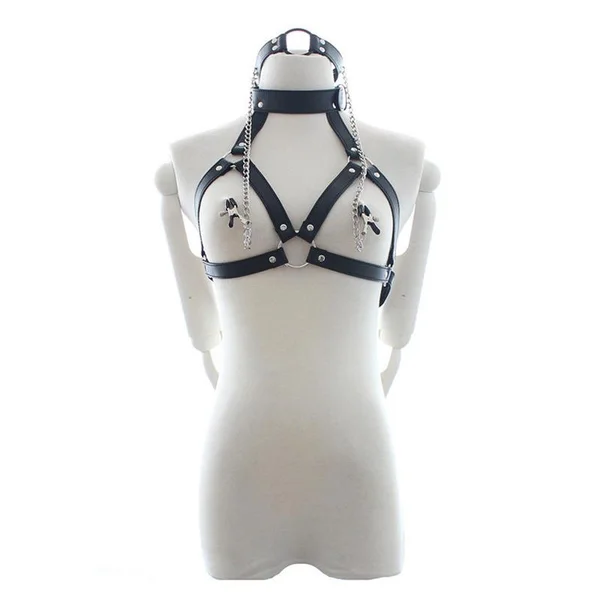 Harness with Gag & Nipple Clamps Set — image 22 of 22
