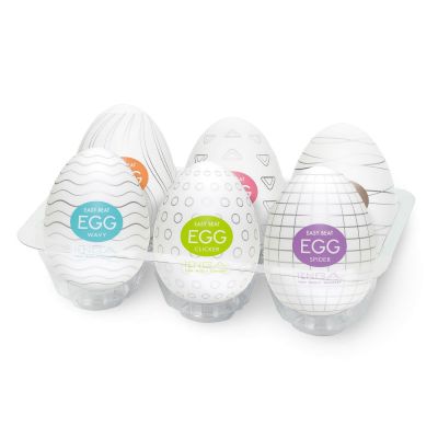 TENGA Egg 6 Pack Easy Beat Variety Pack