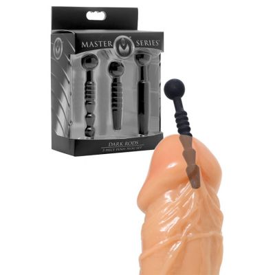 Master Series Set of 3 Silicone Penis Plugs
