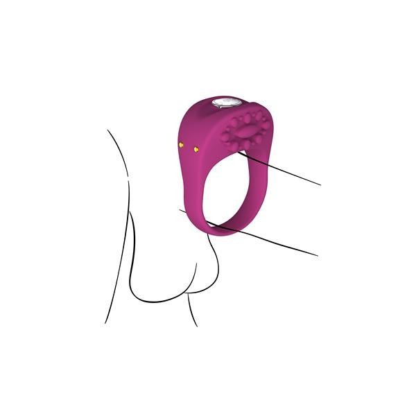 Key by Jopen Ela Rechargeable Couples Cock Ring — image 4 of 5