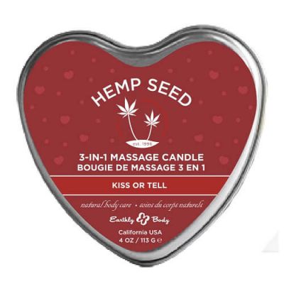 Earthly Body Limited Edition 3 in 1 Massage Candle Kiss or Tell