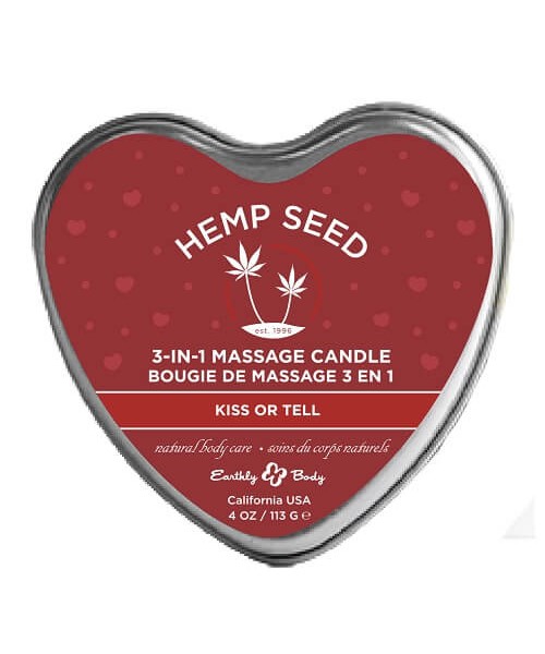 Earthly Body Limited Edition 3-in-1 Massage Candle Kiss or Tell