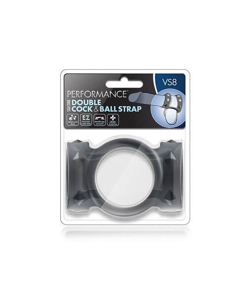 Silicone Adjustable Double Cock and Ball Strap — image 4 of 6