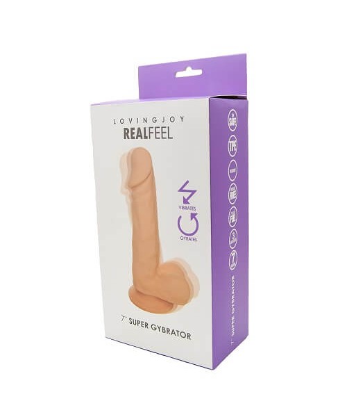Loving Joy Super Gybrator 7 inch Rotating and Vibrating Dildo — image 4 of 6