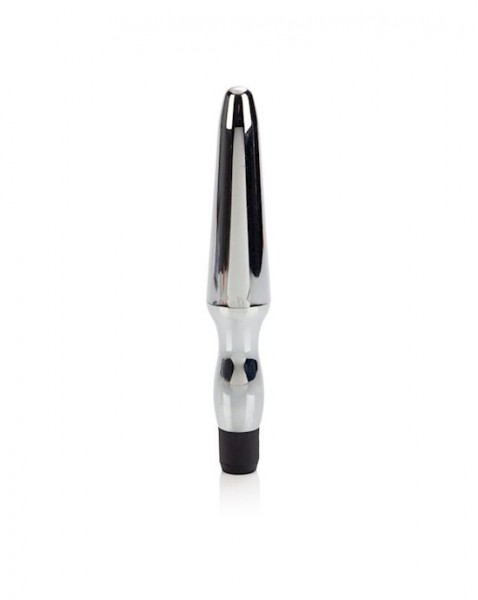 Vibrating Waterproof Anal Probe (Silver)