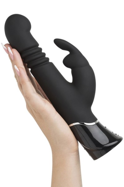 Fifty Shades Greedy Girl Thrusting 9" Rabbit Vibrator