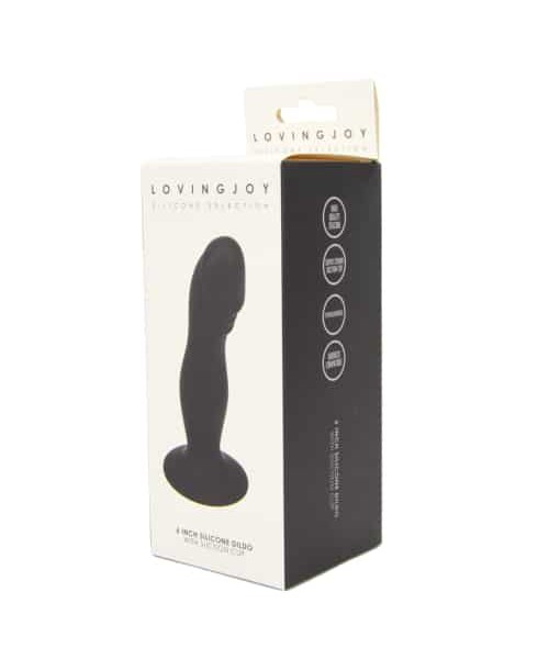 Loving Joy 6 Inch Silicone Dildo with Suction Cup — image 12 of 16