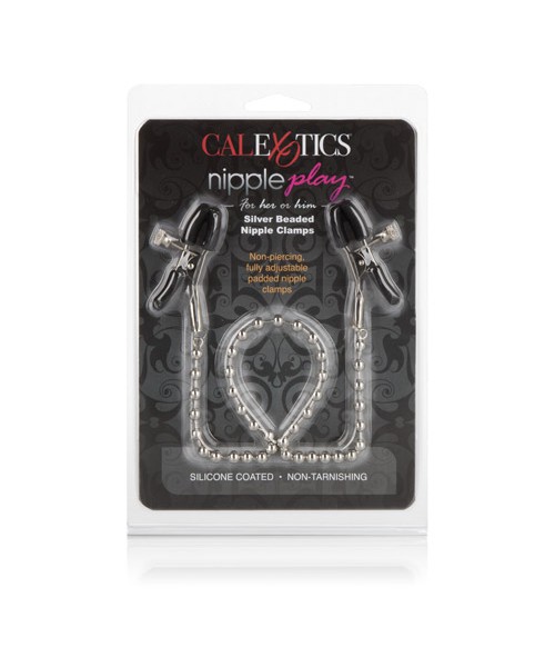 Silver Beaded Nipple Clamps