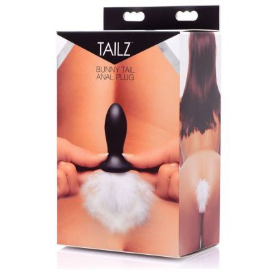 Tailz 2 5 Anal Plug with Fluffy Bunny Tail