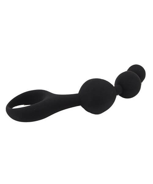 Loving Joy Triple Ripple Anal Beads-Black — image 5 of 8