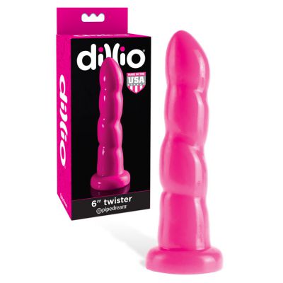 Pipedream 6 Twister Dildo with Suction Cup