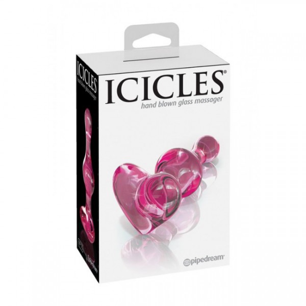 Pipedream Icicles 7.75" Double-Sided Glass Massager