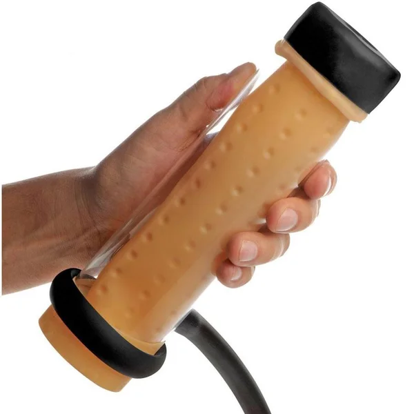 Textured Penis Milker Cylinder Sleeve by LoveBotz (For Automatic Penis Milking Machine) — image 7 of 12