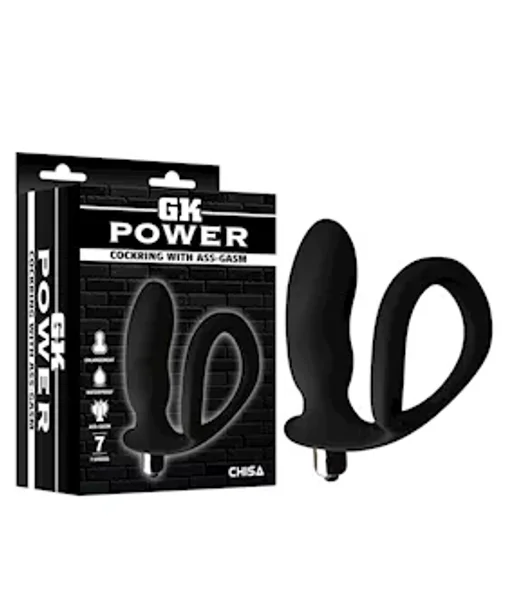 Cockring With Assgasm - Black — image 4 of 4
