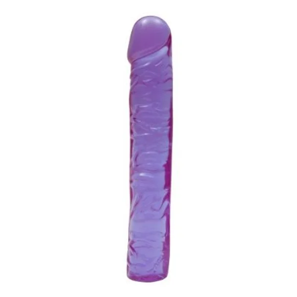 Crystal Jellies 10 Inch Classic Dildo - Purple — image 5 of 5