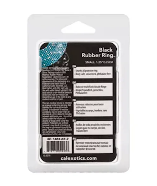 Black Rubber Ring - Black — image 8 of 8