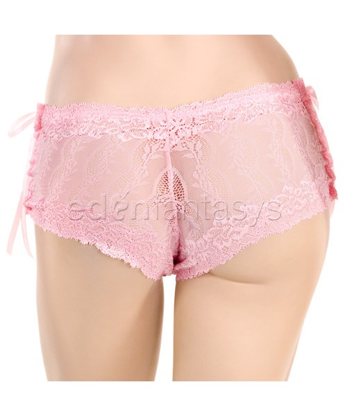 Daisy pink lace cami set