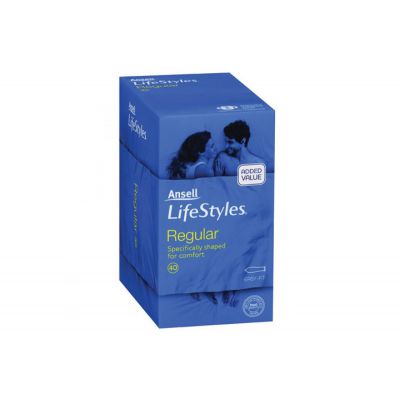 Ansell Lifestyles Regular 40 Pack