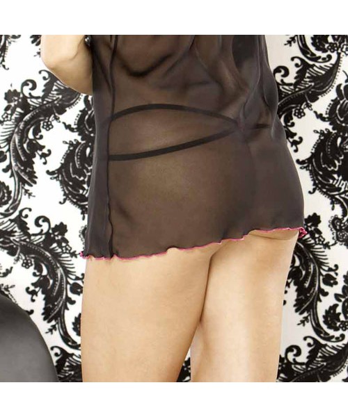 Marquis de pink babydoll & g-string