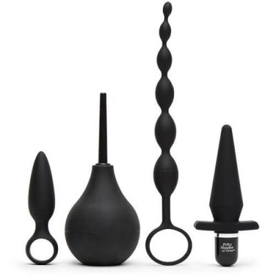 Fifty Shades of Grey Pleasure Overload Take It Slow Anal Beginners Kit 4 pieces