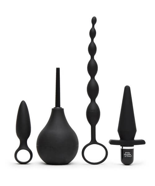 Fifty Shades of Grey Pleasure Overload Take It Slow Anal Beginners Kit (4 pieces)