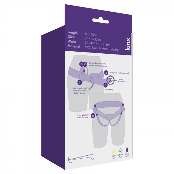 The Penetrator Vibrating Strap-On Dildo