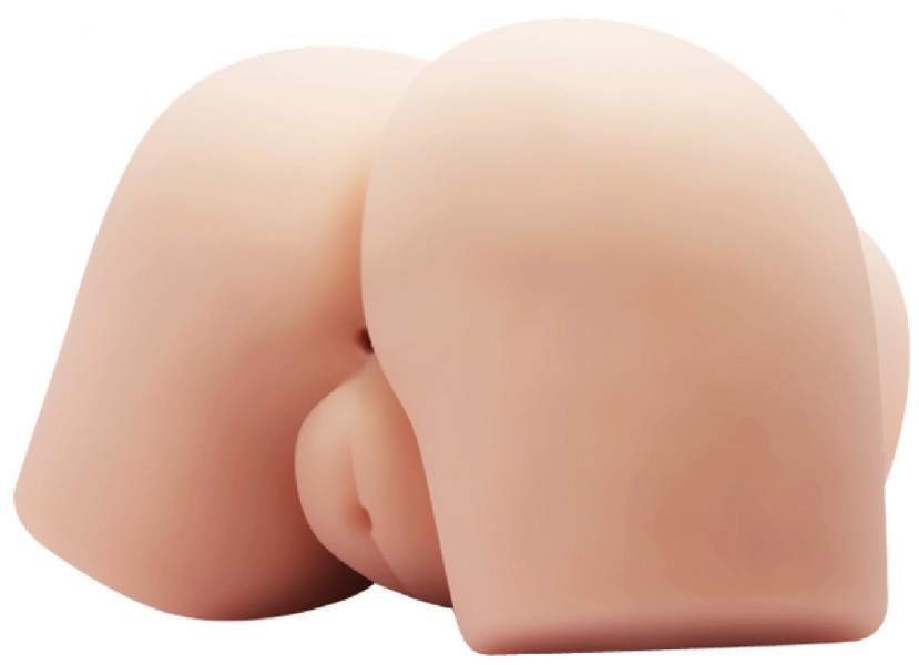 Doggy Vagina And Anal Stimulator (Flesh)