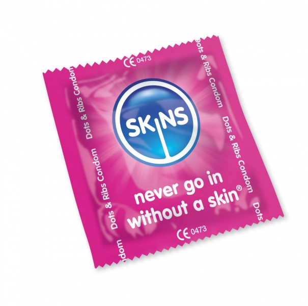 Skins Dots and Ribs Condoms - 12 Skins