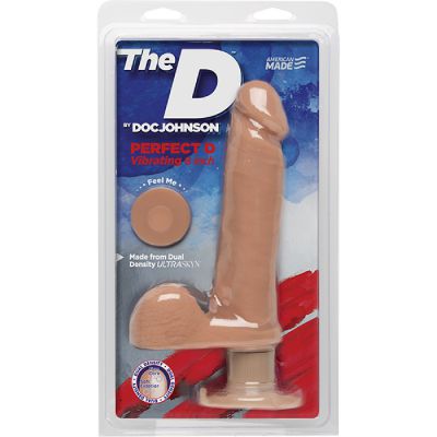 The D Ultraskyn Perfect D Vibrating 8 Dong Vanilla