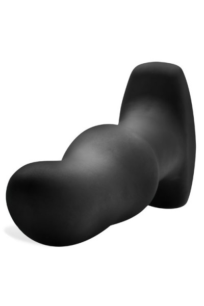 Rimmers Curved 5.75" Beaded Silicone Butt Plug with Remote