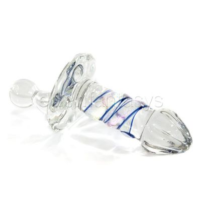 Dichroic juicer with rotator plate glass dildo