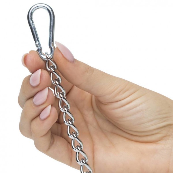 Metal Chain Harness with Nipple and Labia Clamps