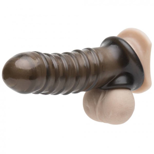 Rebel Twin Textured Penis Sleeve with Ball Loop — image 4 of 12