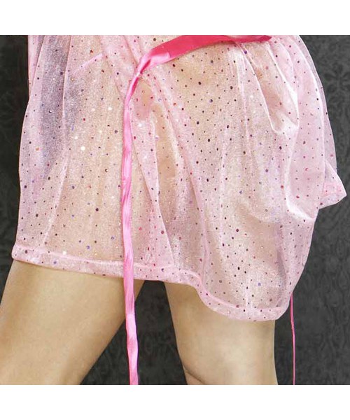 Kimono rhinestone robe set