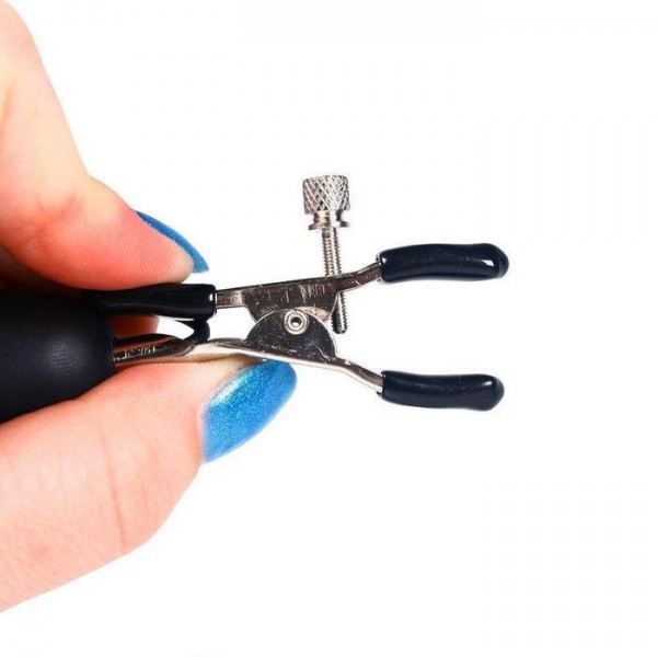 Intense Independent Vibrating Nipple Clamps