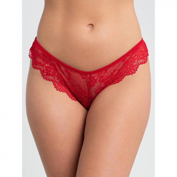 Lovehoney Bombshell Red Lace Babydoll Set