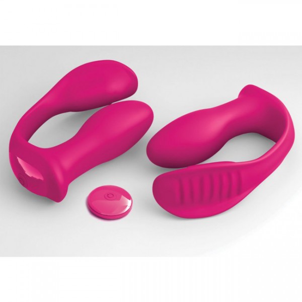 Pipedream Double Ecstasy Couples Wearable Vibrator With Remote
