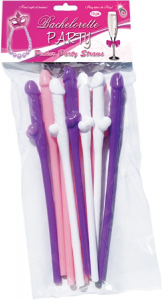 Pecker Sipping Straws (10 Pieces)