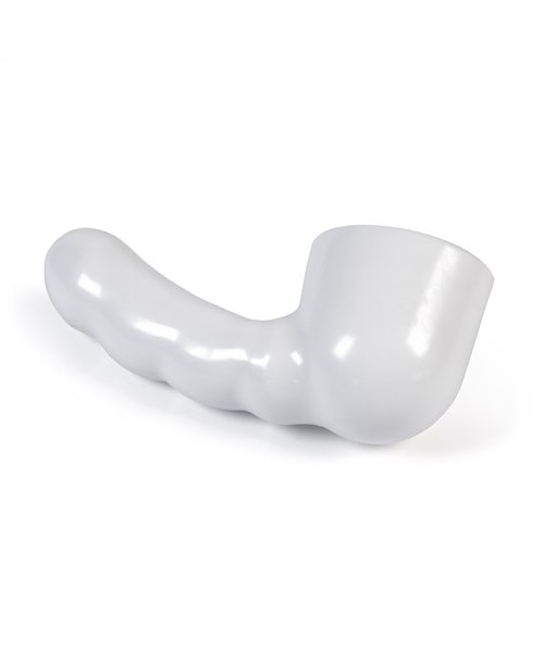 Curved massager attachment