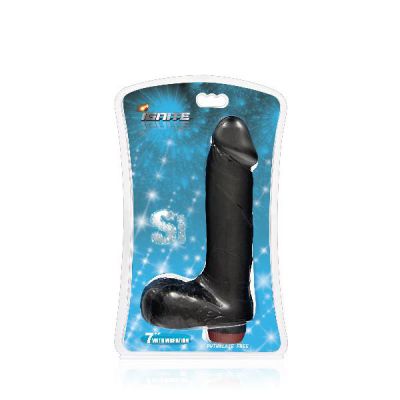 Cock w Balls w Vibration 7in Black