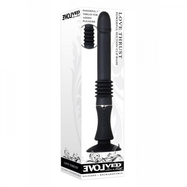 Extra Large Thrusting Vibrator With Suction Cup - Enjoy Hands-Free Pleasure!