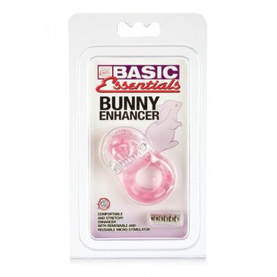Basic Essentials Bunny Enhancer Vibrating Cock Ring