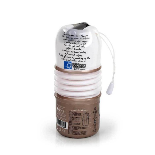 Vulcan Vibrating Pocket Pussy Ripe Vagina Male Masturbator Stroker