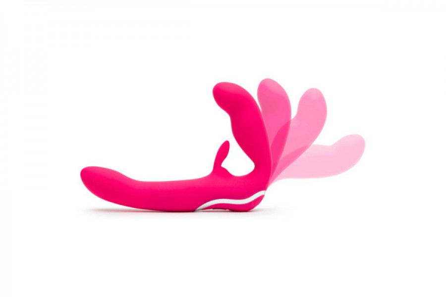 Happy Rabbit Strapless Strap On Rabbit Vibe