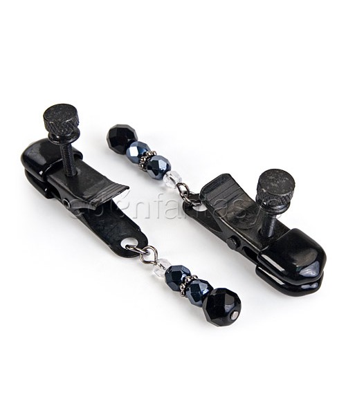 Beaded broad tip clamps