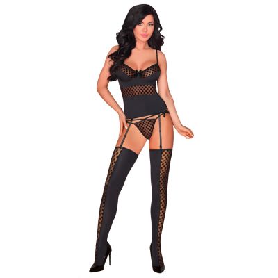 Corsetti Drachomi Black Spot Corset S M