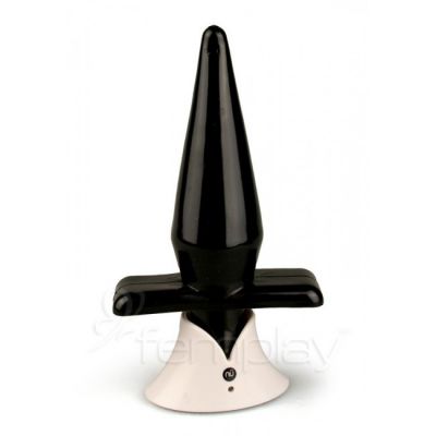 Nu Sensuelle Homme Rechargeable 20 function Butt Plug Black