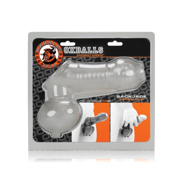 Oxballs SackJack Textured Cock and Ball Sheath Stroker