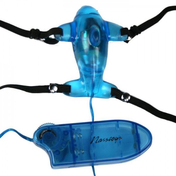 Beautiful Blue Dolphin Hands-Free Clitoral Vibe — image 5 of 7
